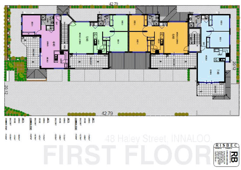 floor plan 1/48 Halley Street, INNALOO