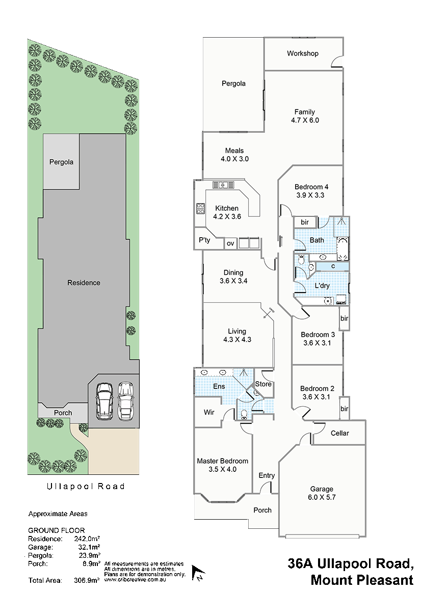 floor plan 36A Ullapool Rd, MOUNT PLEASANT