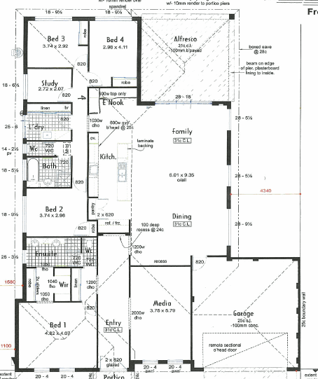 floor plan 46 Boronia Street, INNALOO